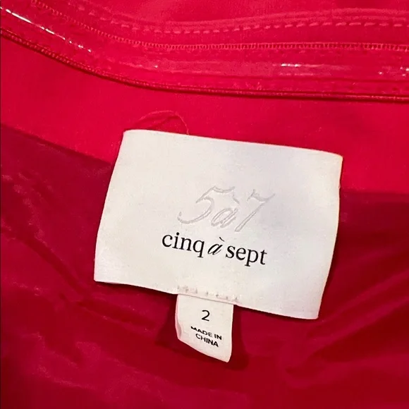 cinq a sept Hot Pink Strapless Bodycon Mini Dress - Picture 2 of 16